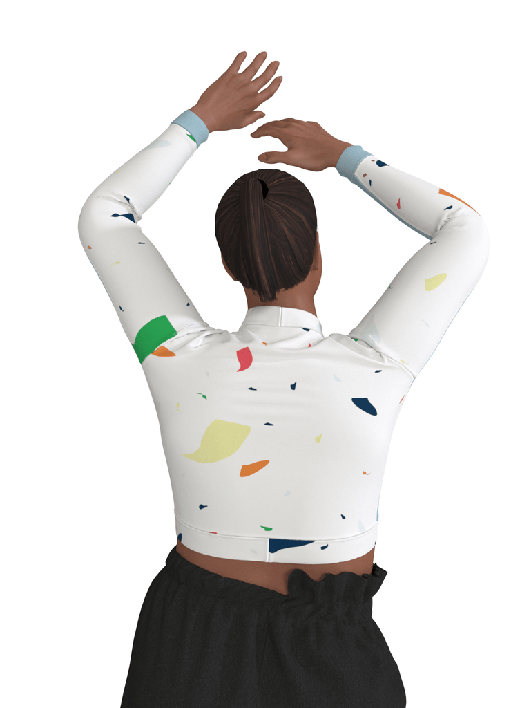 TOUCHER - le croptop moulant - ASSIAKARA vêtement non genré genderless no gender mode unisexe look androgyne dégenrer degender fashion sur mesure inclusivité inclusif inclusive